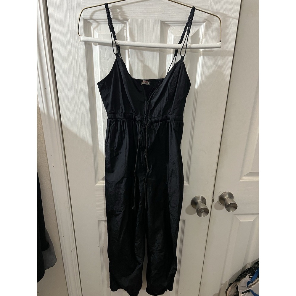 Free People FP Movement Down To Earth Jumpsuit black‎ size XS